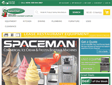 Tablet Screenshot of gatorchef.com